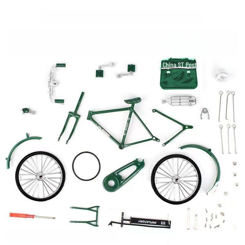 28" Классический Легкосплавный Велосипед Модель Ретро 1:10-масштабный декоративный орнамент