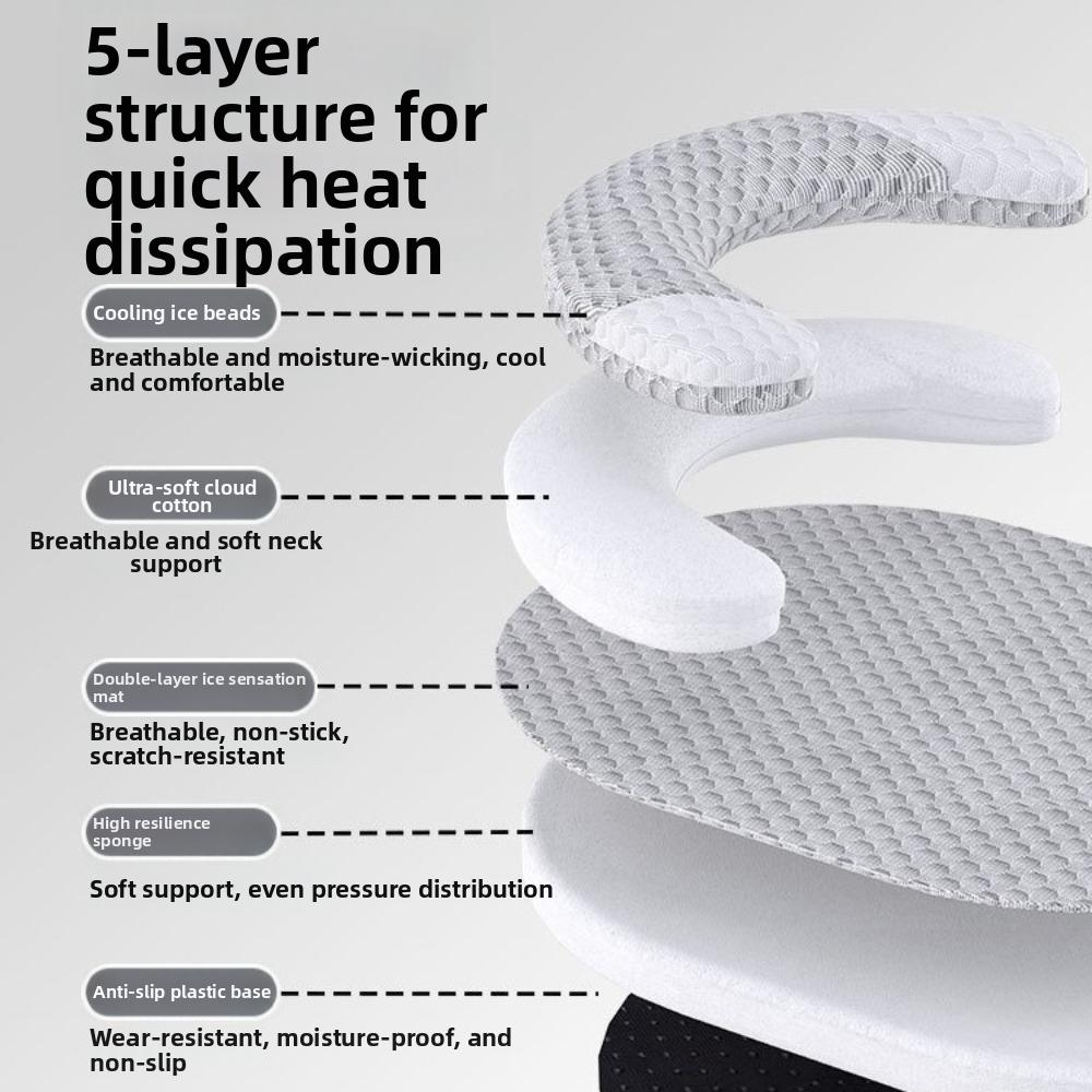 Removable Pet Cooling Mat Breathable Cooling Sleeping Pad Dog Sleeping Mat Living Room