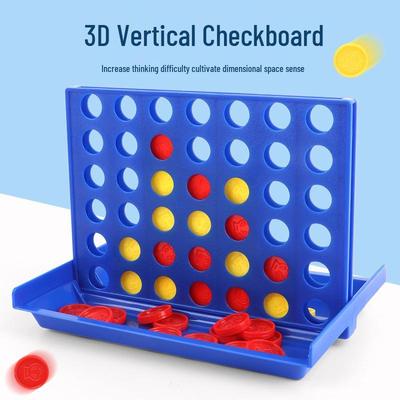 3D Четыре в ряд Детская развивающая игра - Мини шахматная головоломка