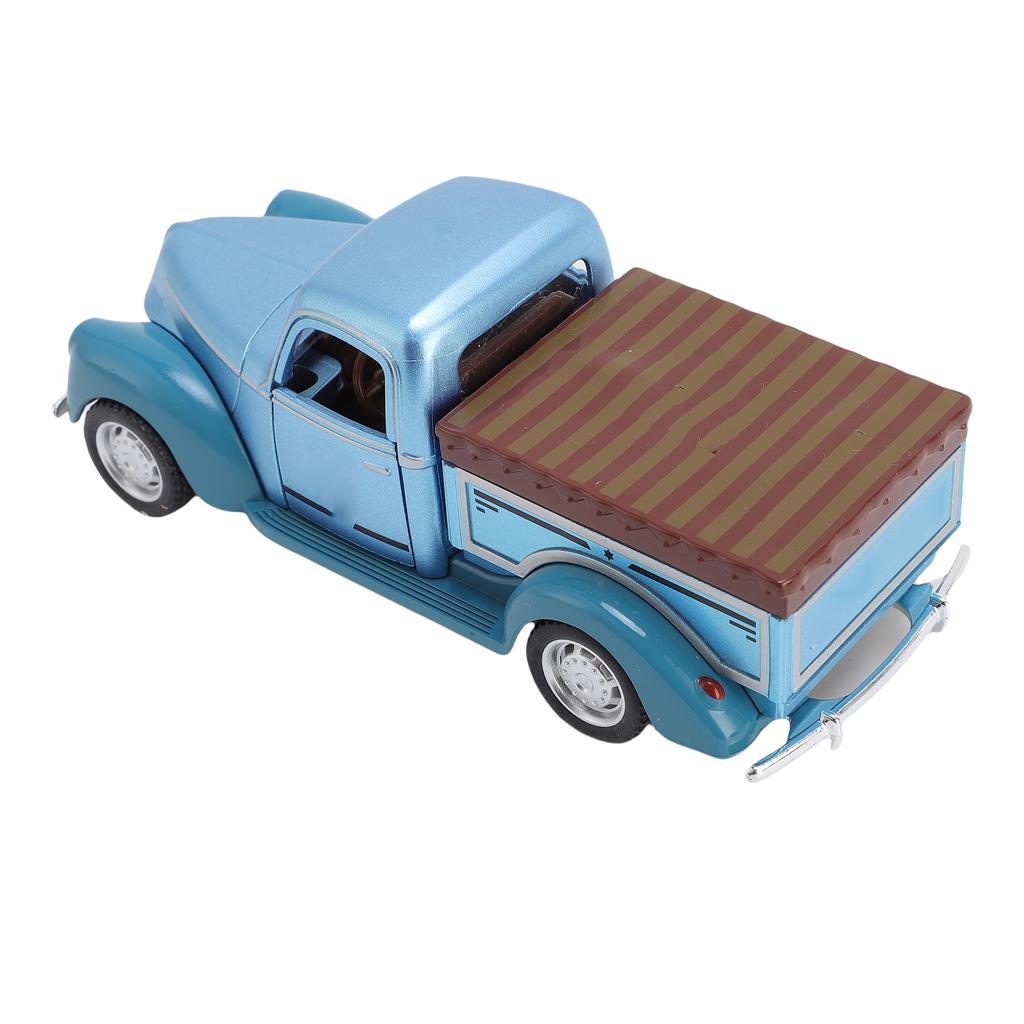 1:Модель пикапа из сплава масштаба 32, детализированная винтажная классическая фигурка грузовика, игрушка для дома, детская коллекция