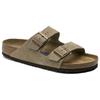 Birkenstock Arizona Мягкие шлепанцы-сабо с стелькой Унисекс Тауп Обычный 0951301