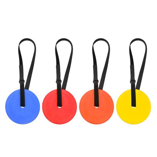 Футбольная мишень для ударов, плоские конусы, футбольная/хоккейная мишень для ударов с регулируемыми лентами, спортивная мишень, реактивная тренировка ловкости