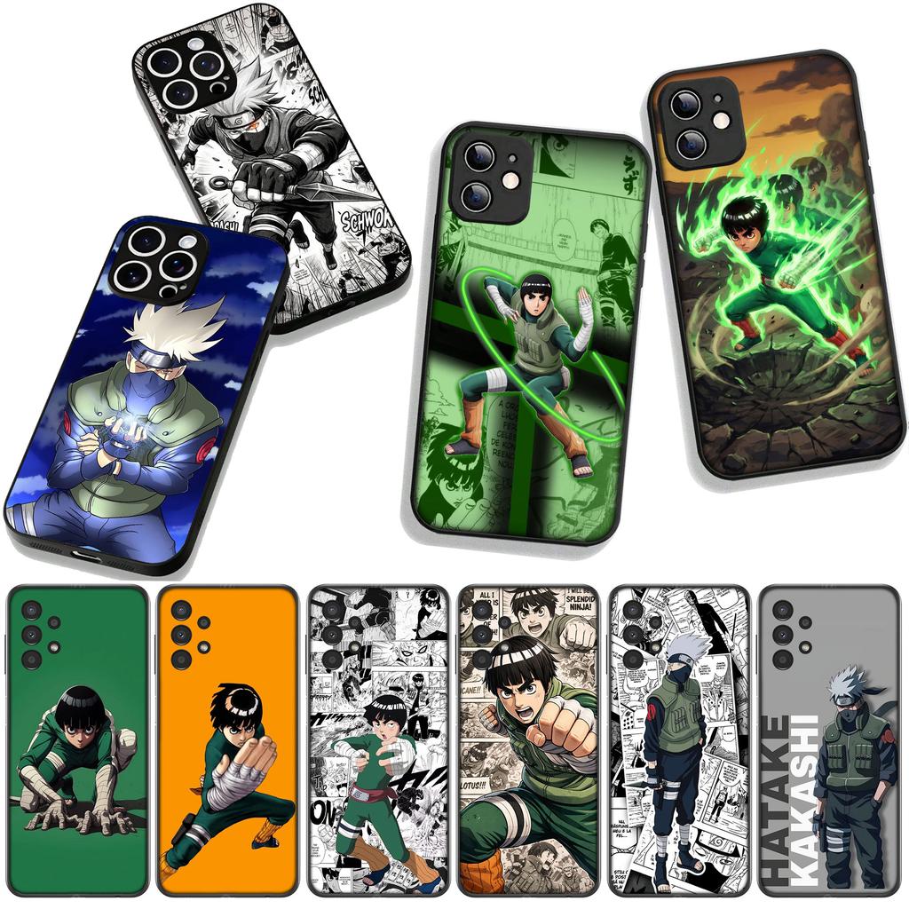 Мультяшный Чехол Naruto Rock Lee Kakashi для Samsung Galaxy A25 A37 A57 A12 A14 A31 A41 A50 A51 A70 A71 A72 A21S M15 Note 20 9 8 10