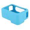 Soft Silicone Protective Case Cover Safety Wrist Lanyard with Camera Lens Cap for GoPro 9Blue