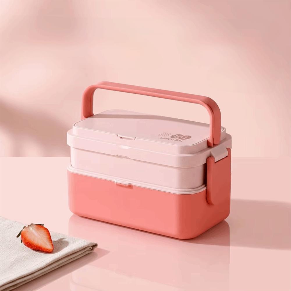 Japanese-style Student Lunch Container Microwavable Food Storage Box  Outdoor