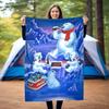 Christmas gift Halloween themed cola beverage Coca Cola blanket soft home furnishing nap decoration four seasons warm Sherpa blanket U4