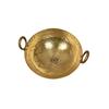 Brass Kadhai (3 L, Golden, 12 X 24 X 8 Centimeters)