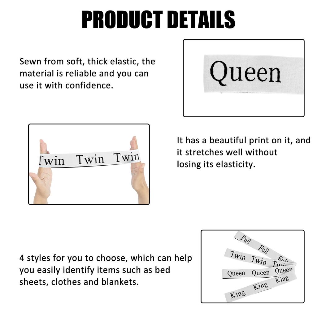 12 шт. Органайзер и хранение для простыней, эластичные ленты-этикетки, органайзеры для бельевого шкафа для складных простыней, наволочек