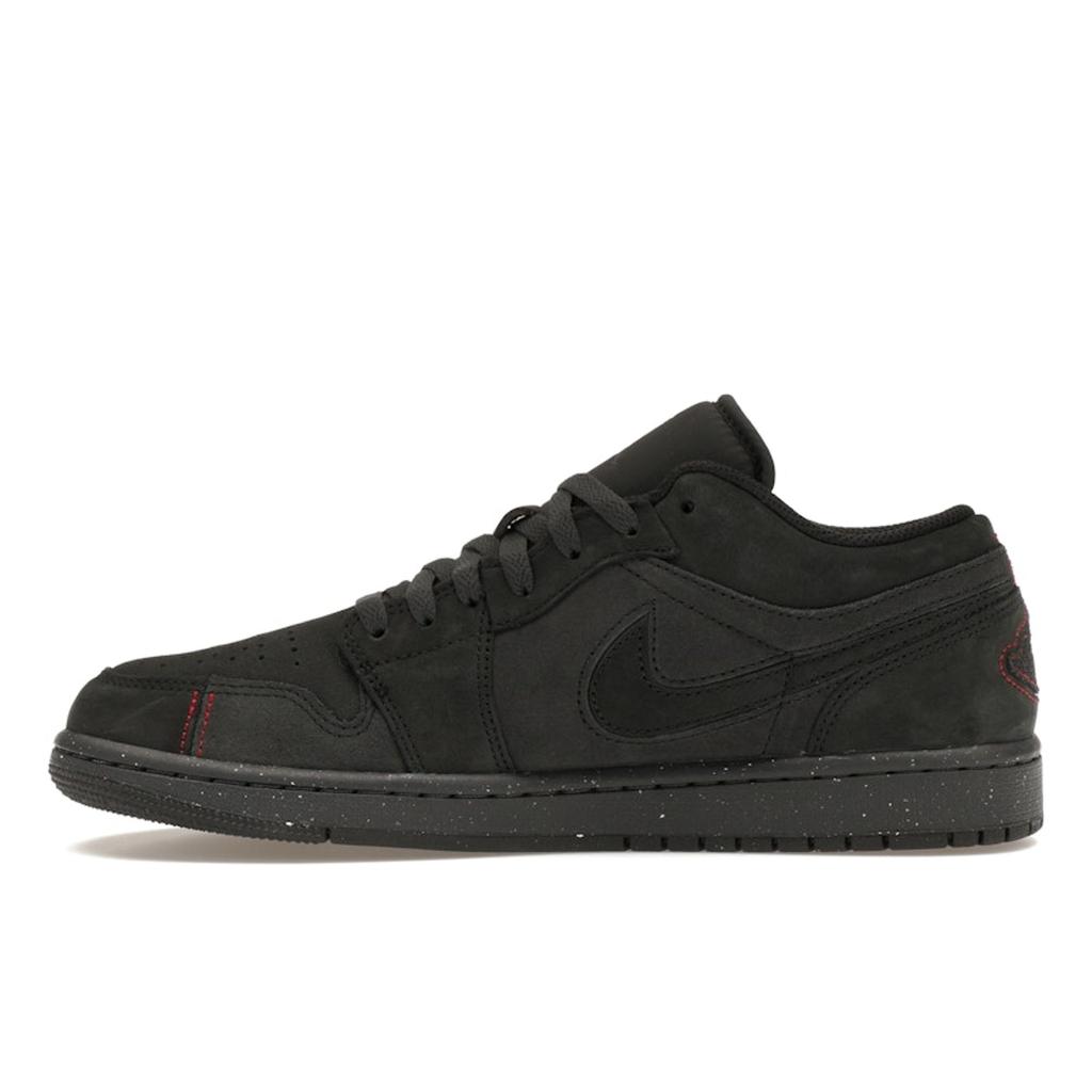 Air Jordan 1 Low SE Craft Dark Smoke Red Men Sneakers Grey Dark-Smoke-Grey Varsity-Red FD8635-001