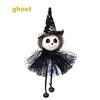 Halloween Pumpkin Ghost Witch Black Cat Bell Ornament for Party Bar Room Decoration Pendant Halloween Props