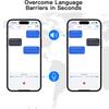 UYUXIO Wireless Earphone OWS AI Language Translation Earbuds with 144 Online Languages Real Time Translator Ear Bud for Travel