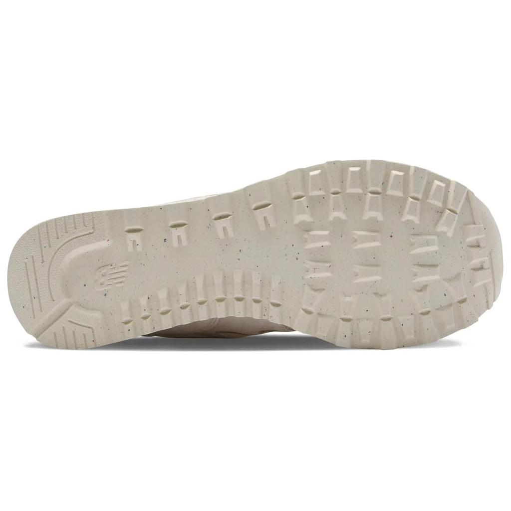 New Balance Nb 574 Comfortable Versatile Shock Absorption Low Top Casual Shoes Unisex Sneaker White Gray Brown U574NBS