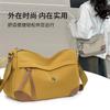 New Fashionable Versatile Shoulder Bag Women's Simple Casual Lightweight Nylon Bag Outdoor Multi-compartment Messenger Bag
