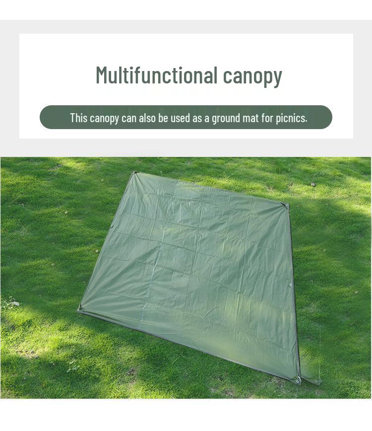 Keith Rhombic Canopy: Multifunctional Waterproof Hammock Sunshade & Outdoor Camping Ground Mat