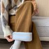 Autumn Chenille Velvet Straight Wide Leg Pants for Women Fashion Winter Thicken High Waist Plush Corduroy Pants Women Elegant Plus Size Trousers 25704