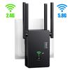1200Mbps Wireless 5G Wifi Repeater Wi Fi Router Signal Amplifier Boosters 2.4G/5G Dual Band 802.11g Gigabit Network Range Expander Ap WIFI Enhancement