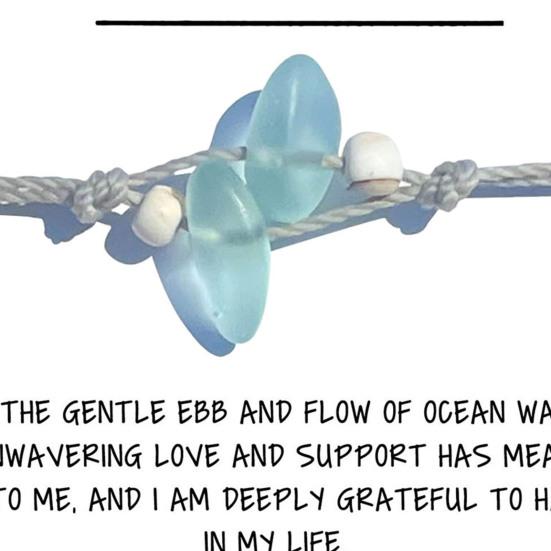 Браслет «Душа-сестра» Yousheng ручной работы, регулируемый, дизайн в океанском стиле, женский браслет с синими искусственными кристаллами