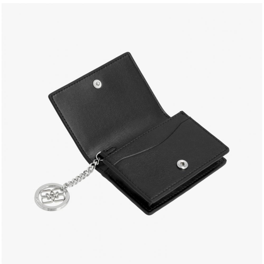 Ganni Animal Graphic Butterfly Logo Flap Card Wallet A6776 099