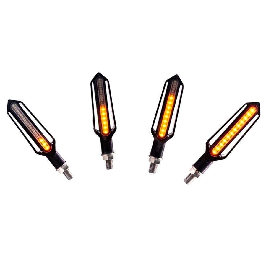 Новый 2X Двухцветный 24 LED Мотоциклетный Стоп-сигнал Мигалка Стробоскоп Указатель поворота
