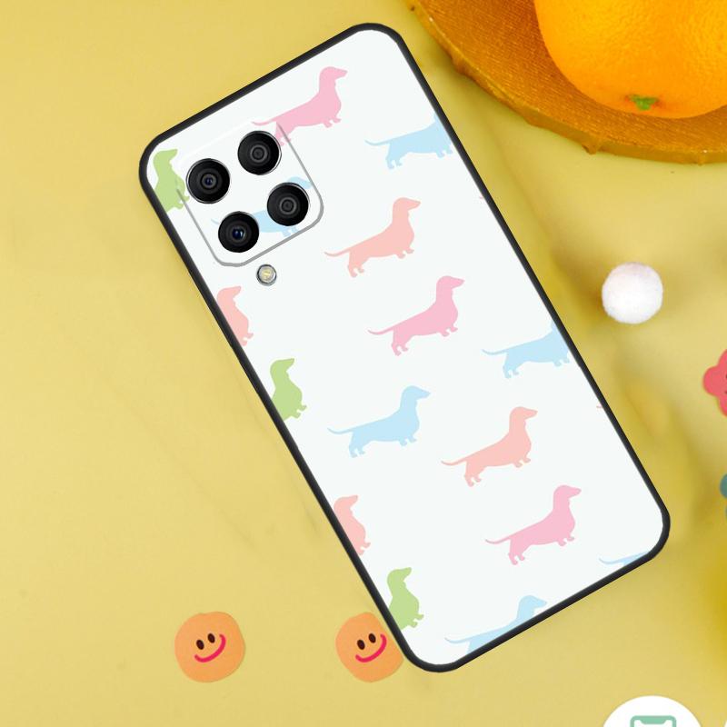 Мультяшный Чехол Такса Сосиска Для Samsung Galaxy M35 M33 M21 M31 M16 M36 M56 M53 M13 M12 M32 M52 M15 M55 M14 M34 M54