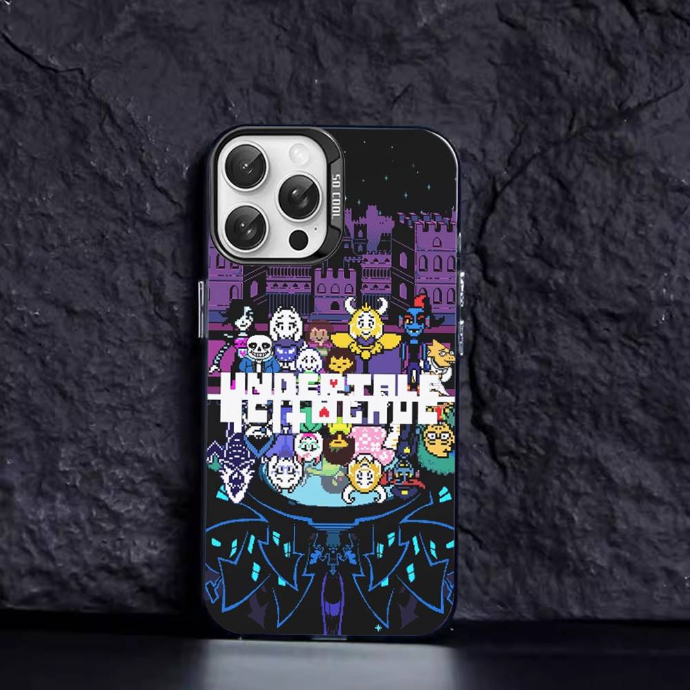 Чехол для телефона игра Undertale Цвет Серебристый Корпус Для IPhone 17 16 15 14 13 12 11 Pro Max Plus