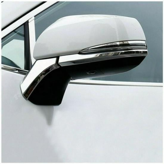 For Toyota Sienna -2025 Chrome Rearview Side Mirror Strip molding Cover Trim