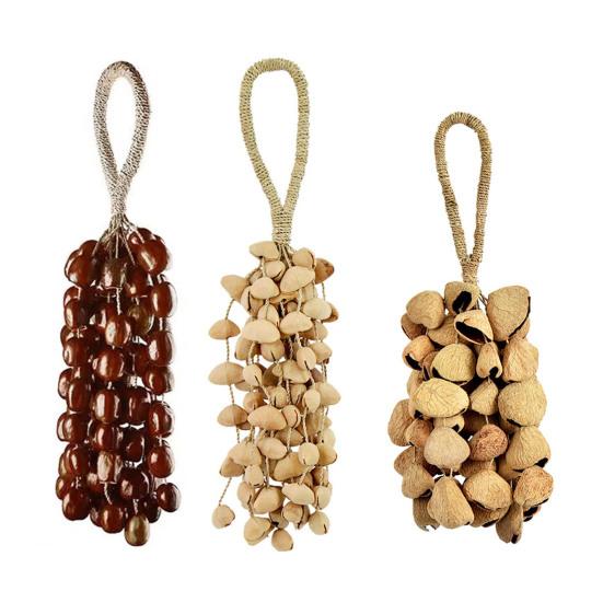 Браслет-погремушка из семян качо, браслет на ногу, африканский шейкер, браслет из скорлупы ореха, натуральные ударные музыкальные инструменты