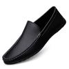 Mens Shoes High Quality 2025 Fashion New Loafers Comfort Leather Shoes White Men Autumn Casual Shoes Mocassin Plus Size 47