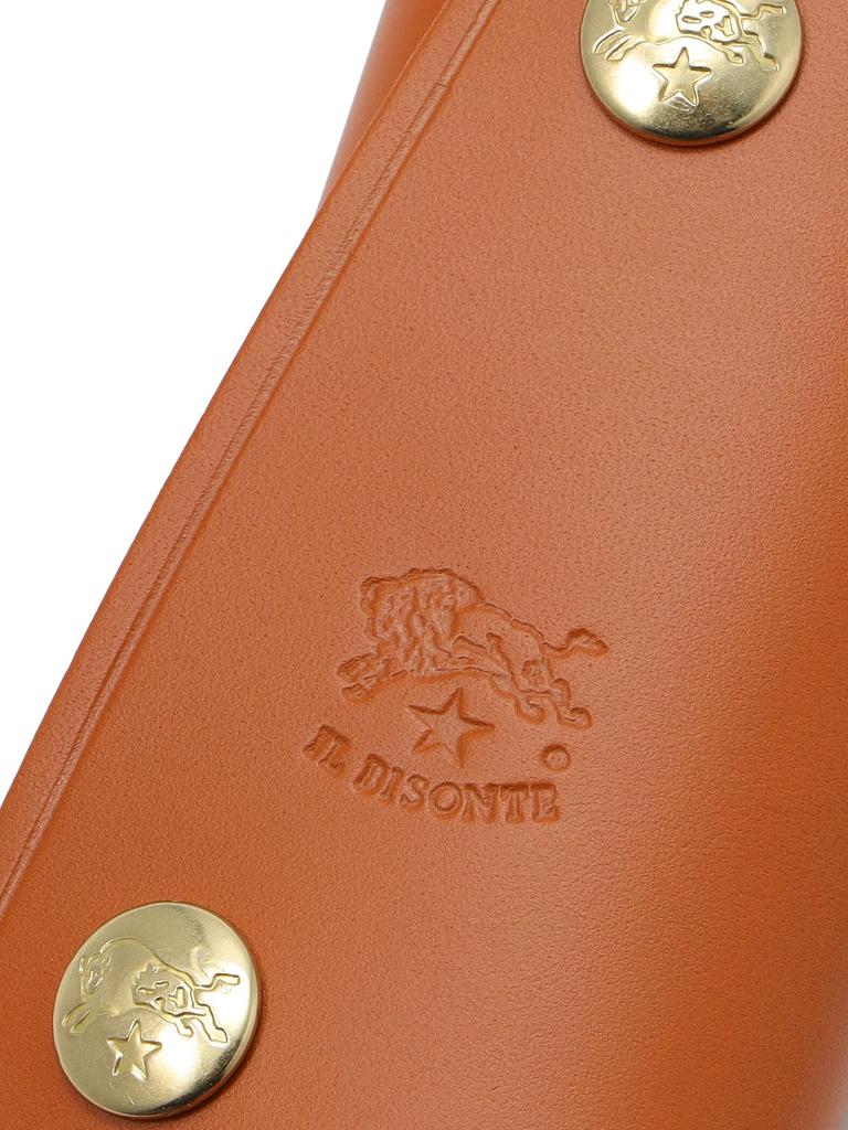 Key Case Leather Genuine Leather Cowhide Unisex 9cm Navy Navy [IL BISONTE] Women's Men's Size