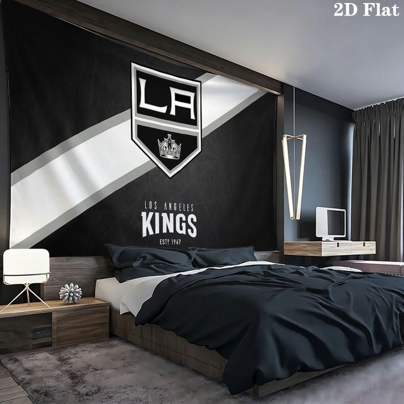 Настенный гобелен LA Kings, эстетичное тканевое одеяло с принтом, подходит для спальни, гостиной и домашнего декора.