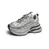 Silver Trend Increases Platform Dad Shoes Women's 2025 New Summer Popular Mesh Student Lightweight Sports Shoes