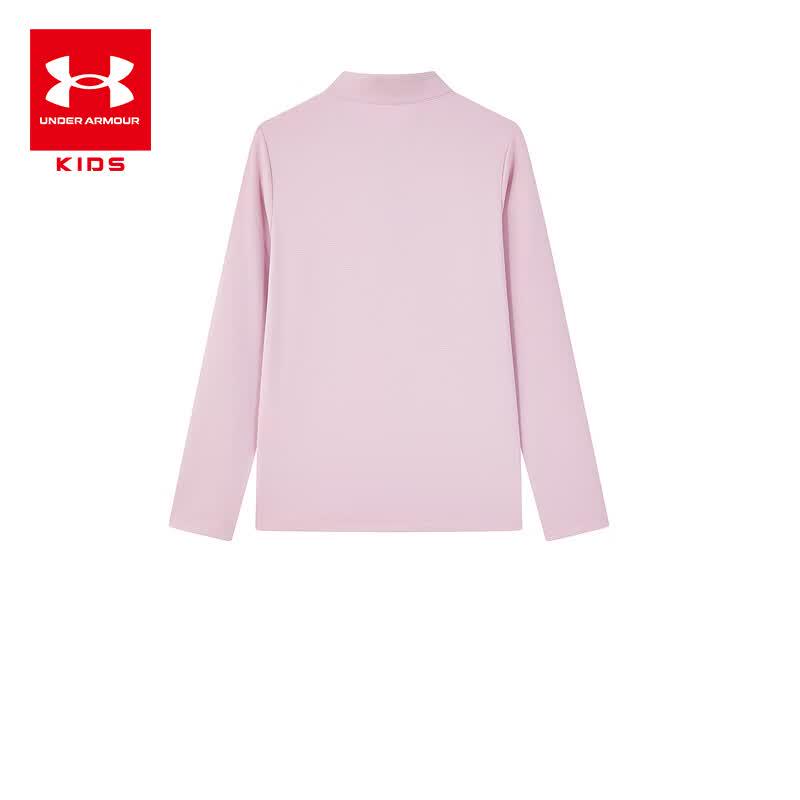 Under Armour Детская футболка с длинным рукавом и воротником-стойкой
