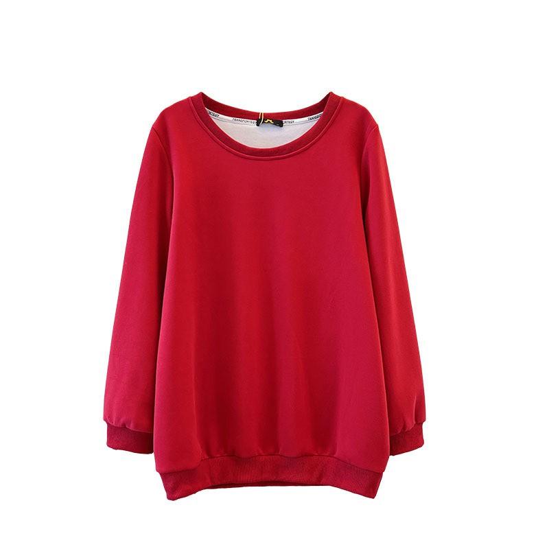 Plus Size Womens Long Sleeve Loose Hoodie Sweater Winter 9 Colors 120-350lbs
