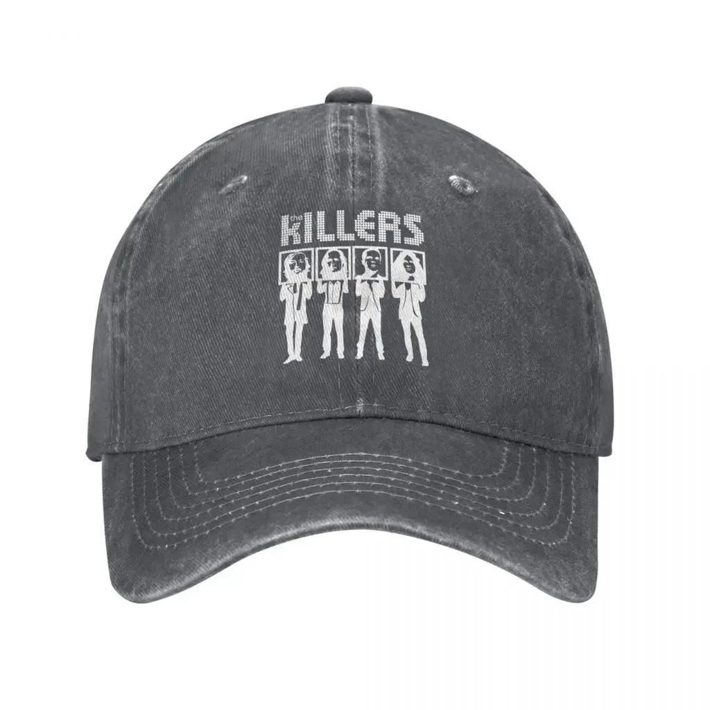 Rock The Killers Band Baseball Caps Vintage Distressed Washed Tour 2024 Sun Cap Men Women Outdoor Activities Hats Cap
