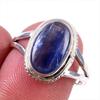 Natural Kyanite Gemstone Handmade 925 Solid Sterling Silver Gift Ring S.8 G6m14