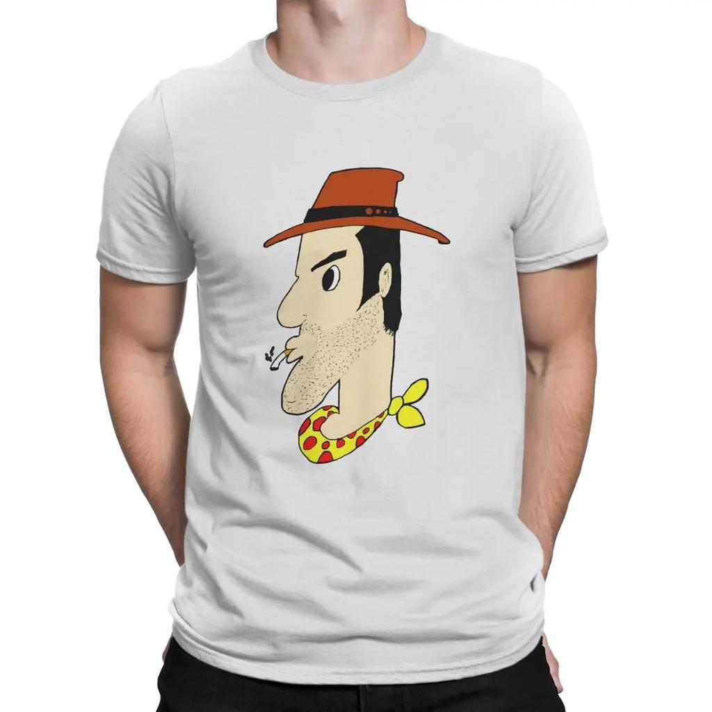 French Adventure Comics Unique TShirt Lucky Luke Casual T Shirt Summer T-shirt For Adult