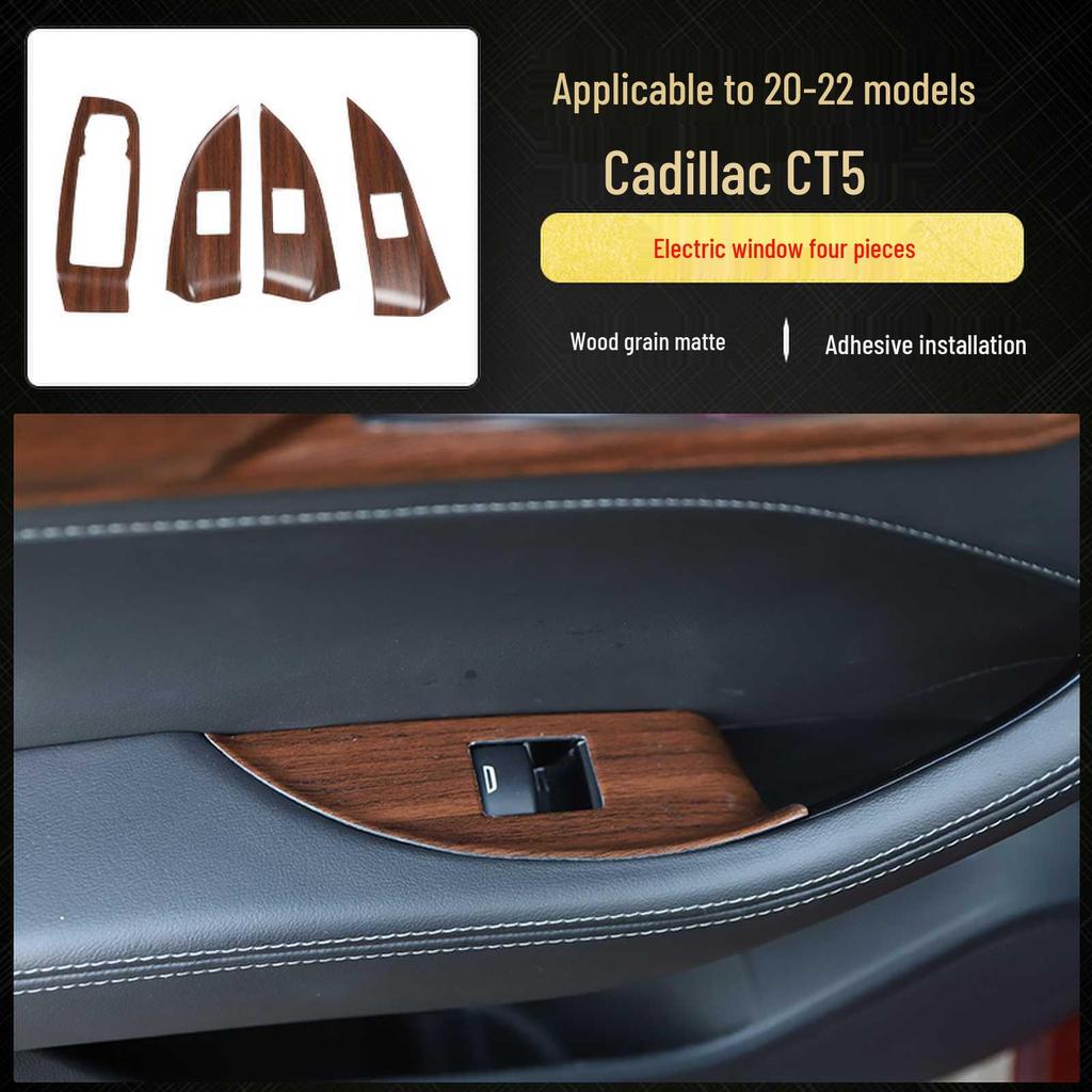 Cadillac CT5 (20-22) Отделка салона из углеродного волокна для рулевого колеса и консоли