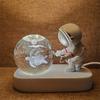 Креативный 3D астронавт хрустальный шар светодиодный ночник для детей спальня планета космическая солнечная система лампа USB Рождественский подарок ребенку
