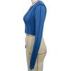 Женские облегающие топы с короткими рукавами и круглым вырезом, открытым пупком