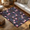 Stylish Floral Doormat Indoor Outdoor Rug Washable Entryway Mat Home Decor Welcome Mat Modern Farmhouse Accent Rug Non Slip Floo