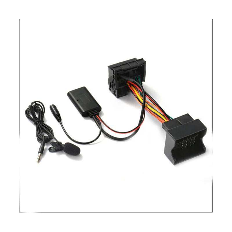 Audio AUX Cable Adapter Bluetooth 5.0 + External Microphone for Opel CD30 CDC40 CD70 DVD90 for Opel