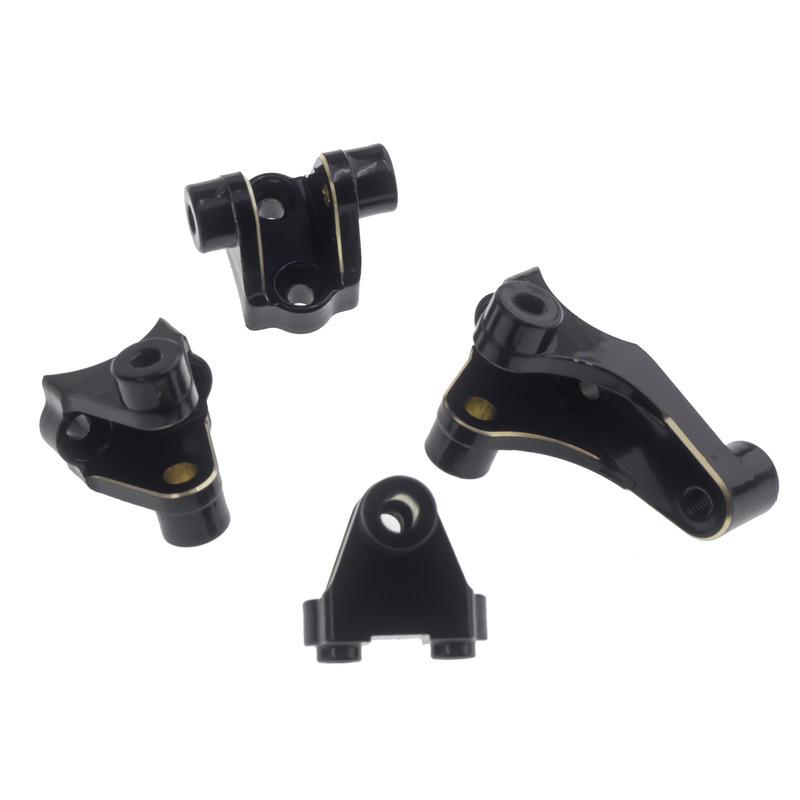 Black Gold Front + Rear Keel Tie Rod Holder Set 46g for 1/10 RC Model Car TRAXXAS TRX-4 82056-4