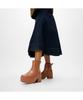 Fitflop Women'S Platform Leather Heel Ankle Boots - Rich Brown (Ft59K2B19D)