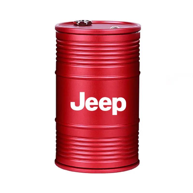Для автомобиля Jeep Пепельница с крышкой, защита от запаха, металлическая, портативная, подстаканник для Jeep Renegade Compass Grand Cherokee Wrangler Patriot