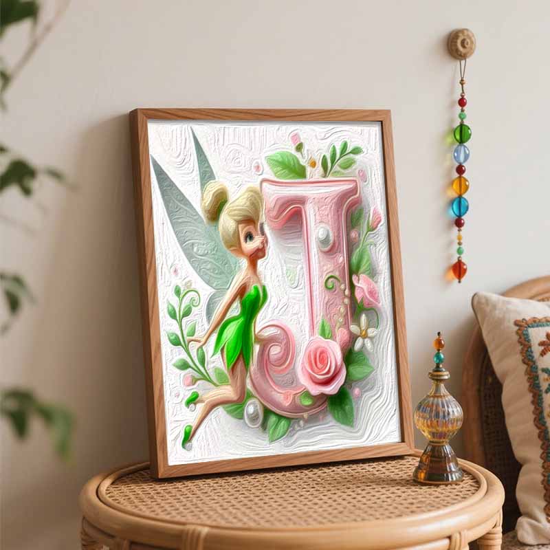 Disney Tinker Bell digital oil painting art kit DIY handmade home decoration gift