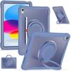 IPad 10.2 9.7 Clear Shockproof Case 360 Rotating Full Body Silicone Cover