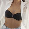 Summer Simple Sexy Cross Crystal Integrated Waist Chain And Chest Chain Sexy Beach Bikini Body Chain Belly Chain For Women