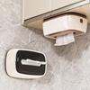 Plastic Tissue Box Holder Dust-proof Tissue Paper Dispenser Napkin Holder  Kitchen Desktop