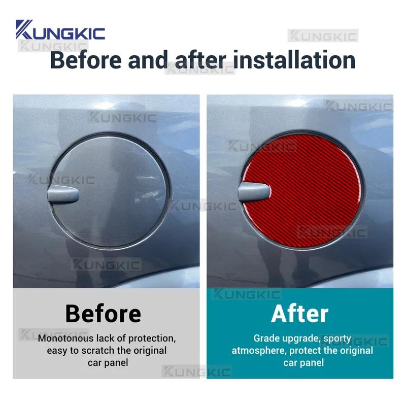 Настоящий Мягкий Углепластик Для Vauxhall Opel Astra H MK5 2004 2005 2006 2007 2008 2009 2010 Наклейка-Отделка На Крышку Бензобака Автомобиля