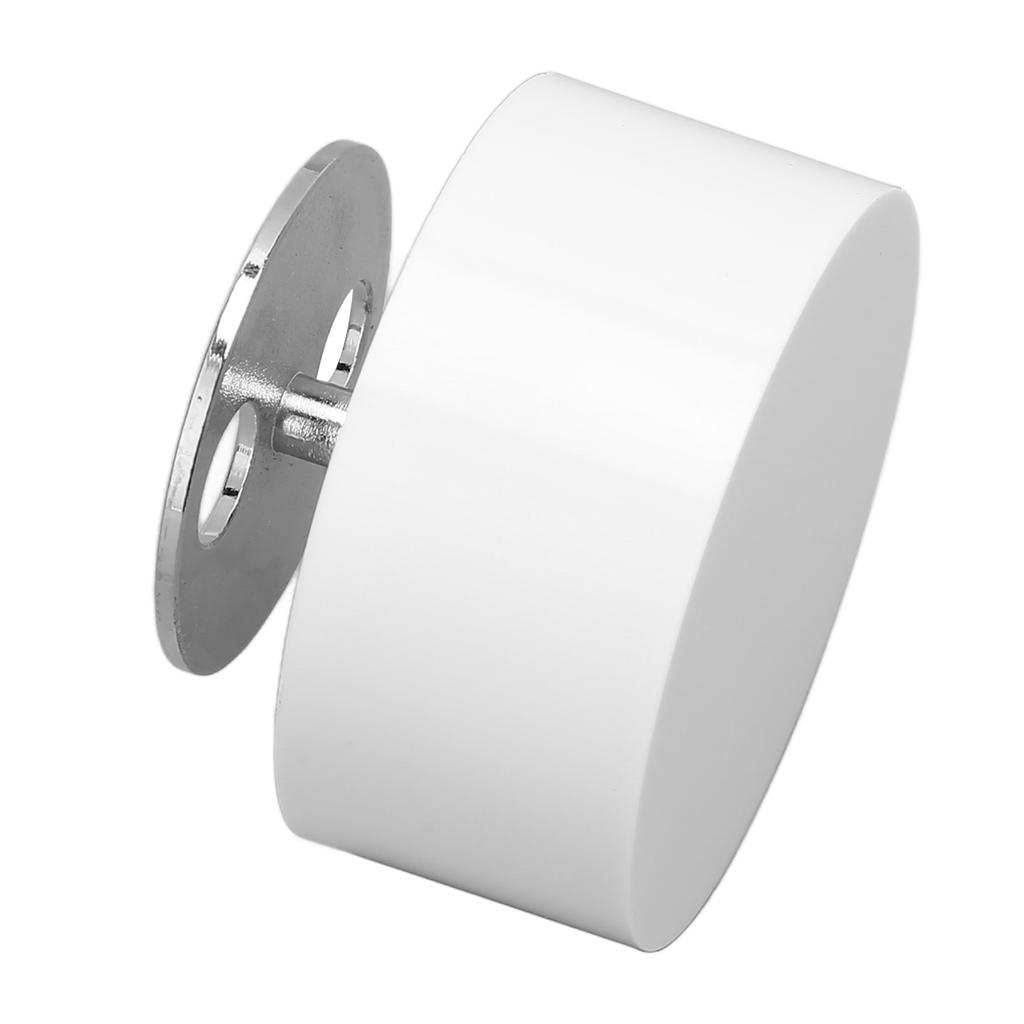 Music Box Round Base 18 Tone Clockwork Round Vintage DIY Hand Made Rotating Music Box Base White